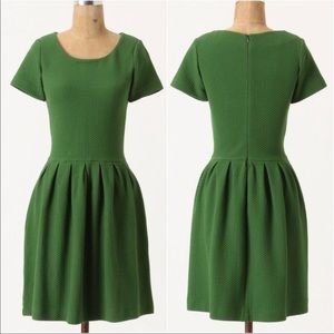 Anthropologie Ganni Embossed Basket Dress